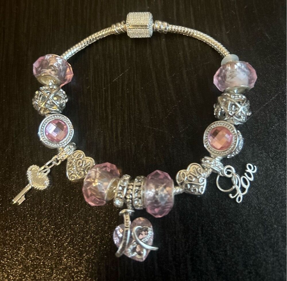 Heart Charm Bracelet